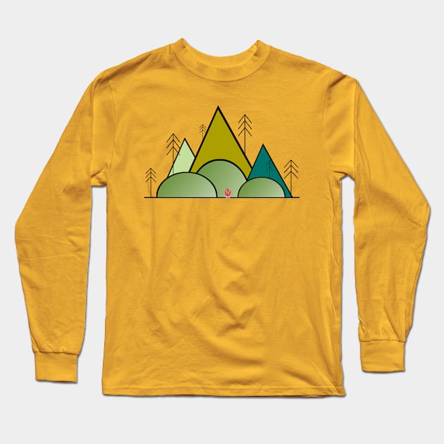 camping time Long Sleeve T-Shirt by EmreDesign